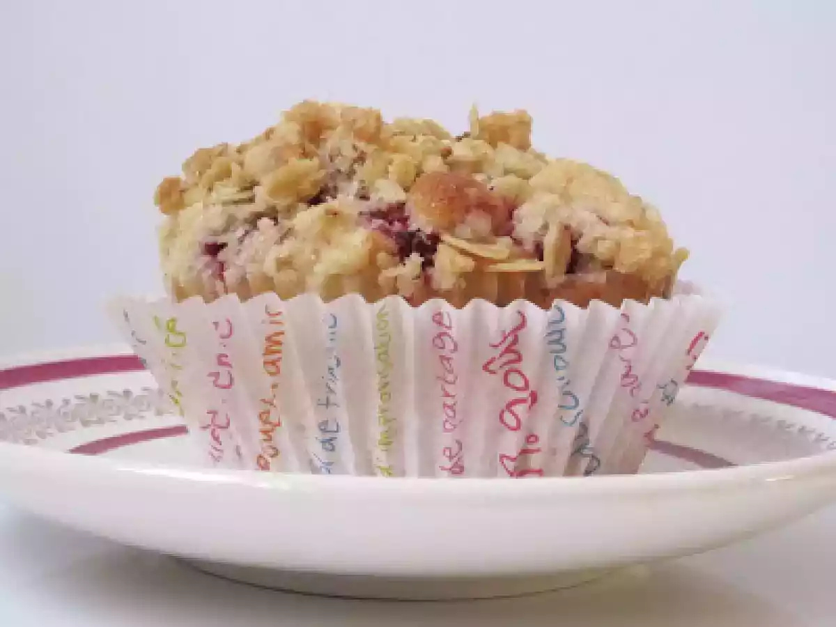 Muffins façon Crumble aux Framboises - photo 2