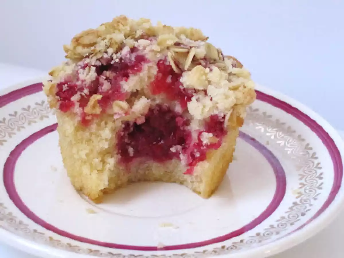 Muffins façon Crumble aux Framboises - photo 3