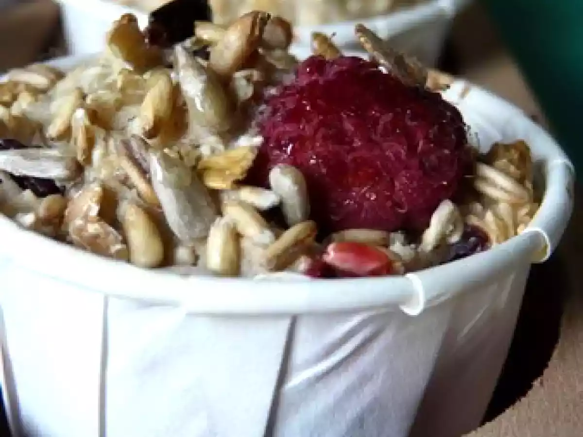 Muffins façon muesli, framboises & cranberries - photo 4