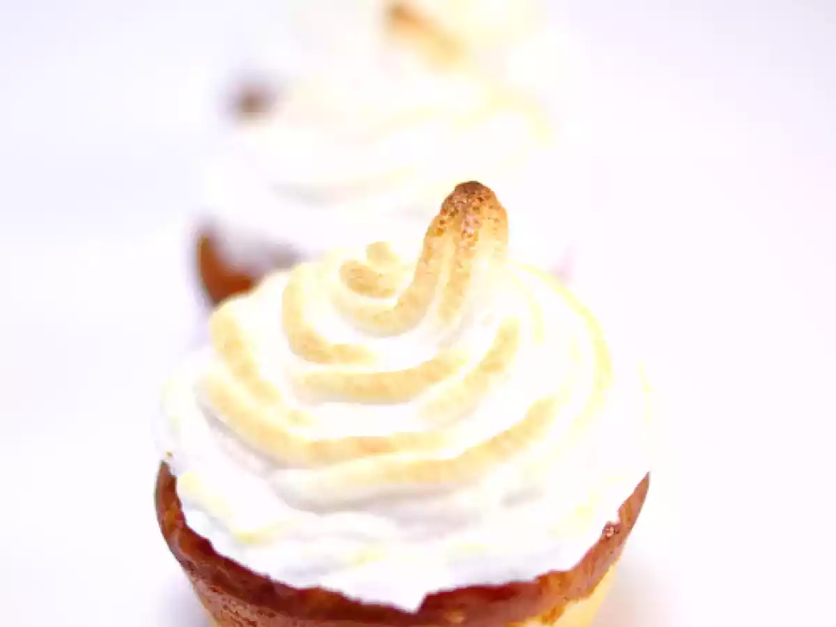 Muffins façon tarte au citron meringuée