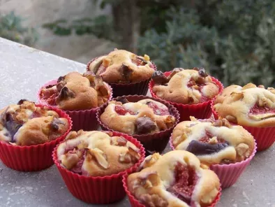 Muffins figues et noix sucrés au sirop de violette, photo 3