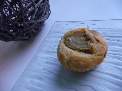 Muffins foie gras et figues séchées