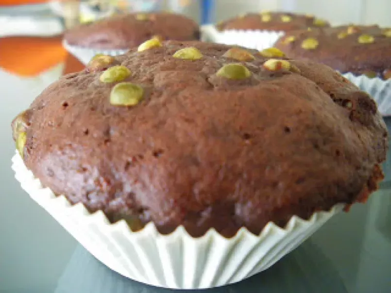 Muffins fondants chocolat petits-pois, photo 2