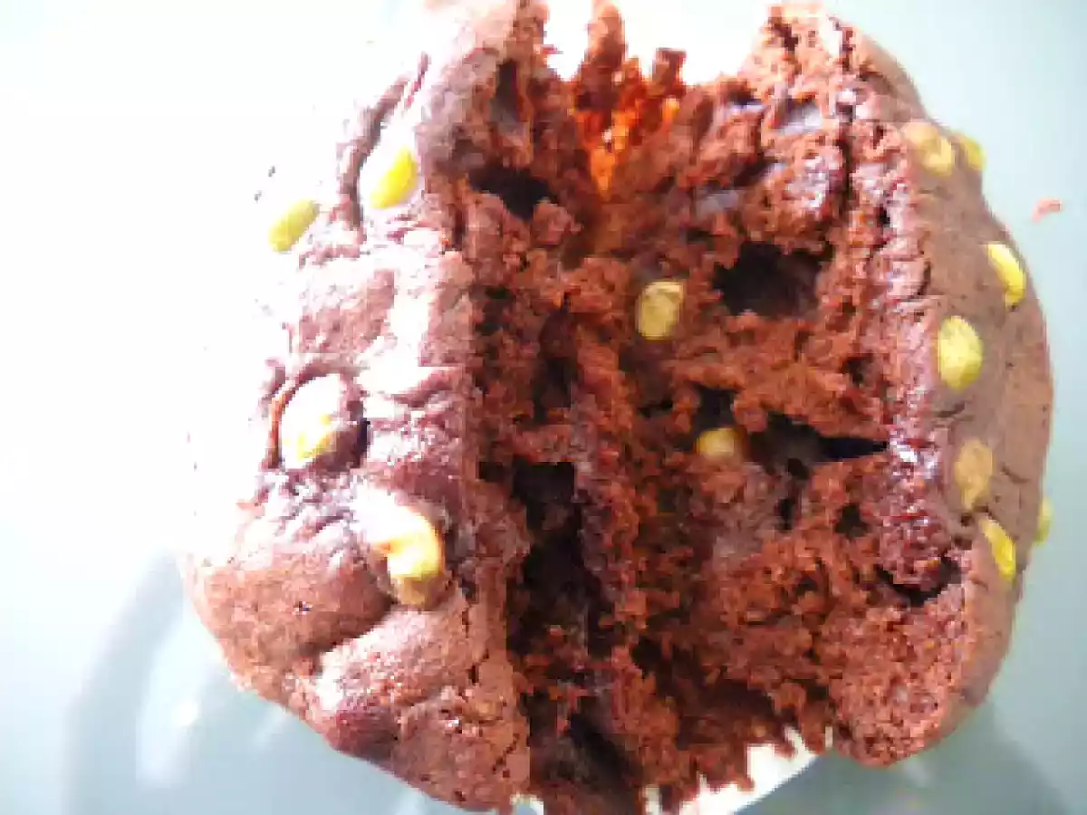 Muffins fondants chocolat petits-pois - photo 4