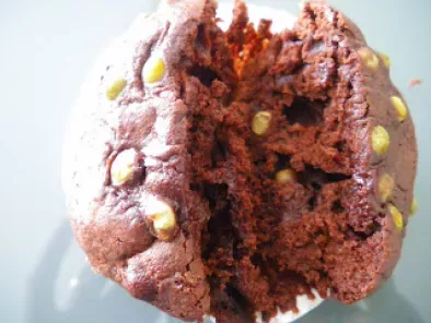 Muffins fondants chocolat petits-pois, photo 4
