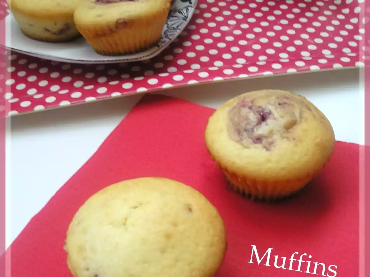 Muffins fourrés à la confiture de cerise - photo 2