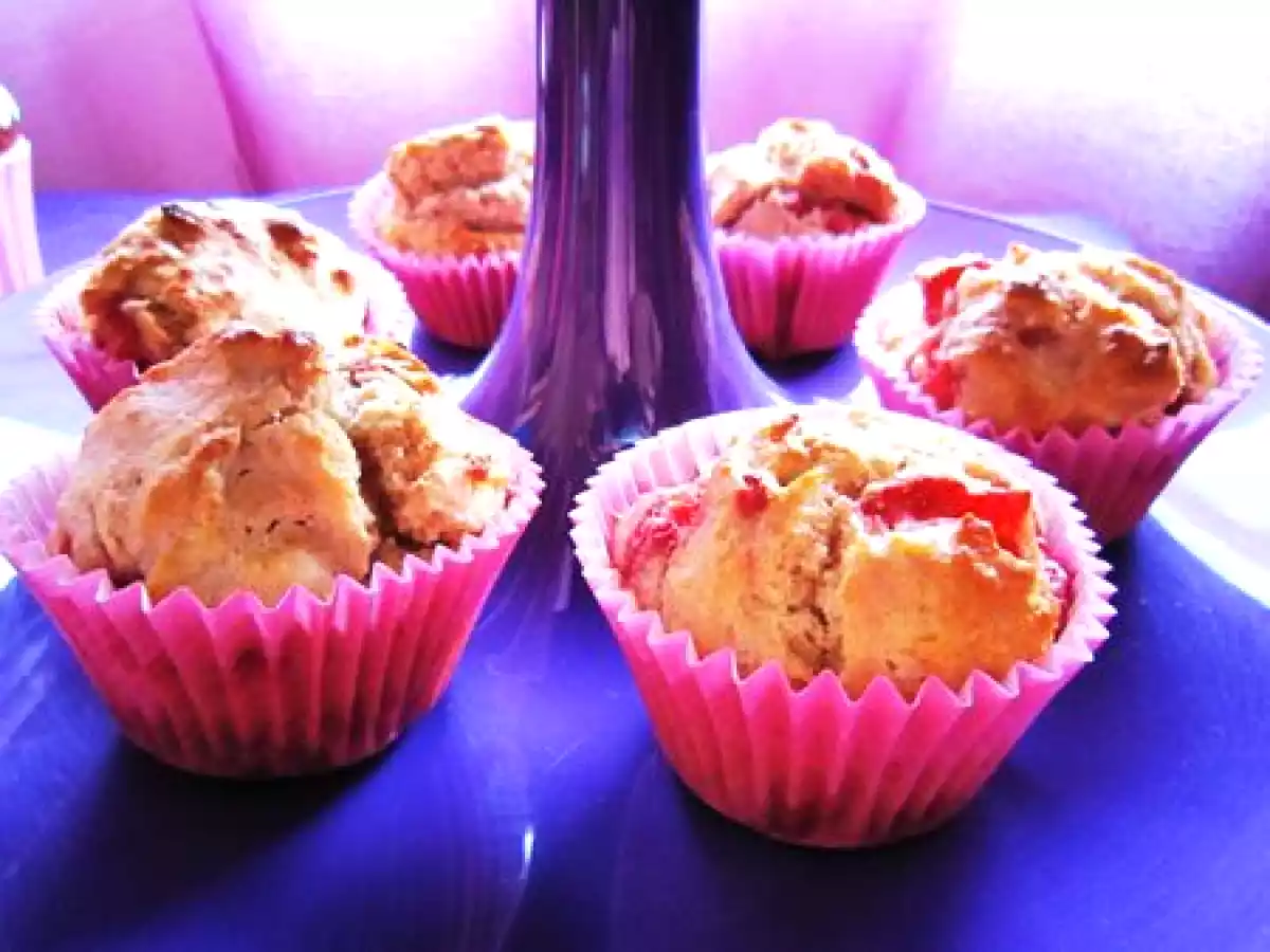 Muffins fraises-ricotta