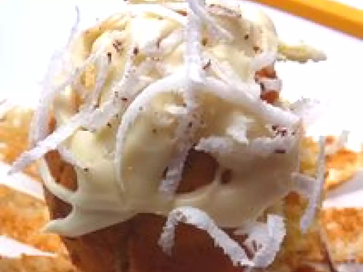 Muffins fruit de la passion & coco