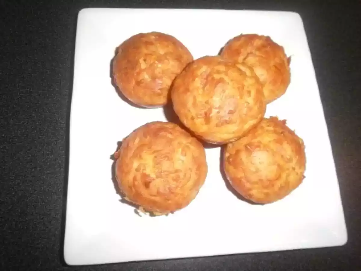 Muffins jambon-fromage