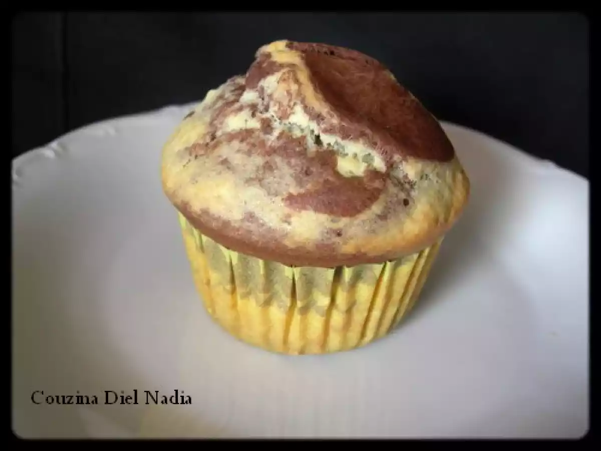 Muffins marbrés épicés au coeur fondant de caramel - photo 2