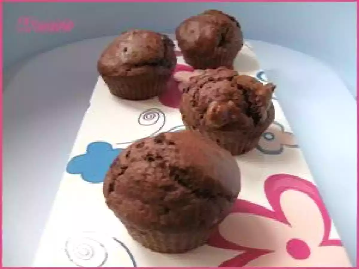 Muffins moelleux chocolat - noisette - photo 2