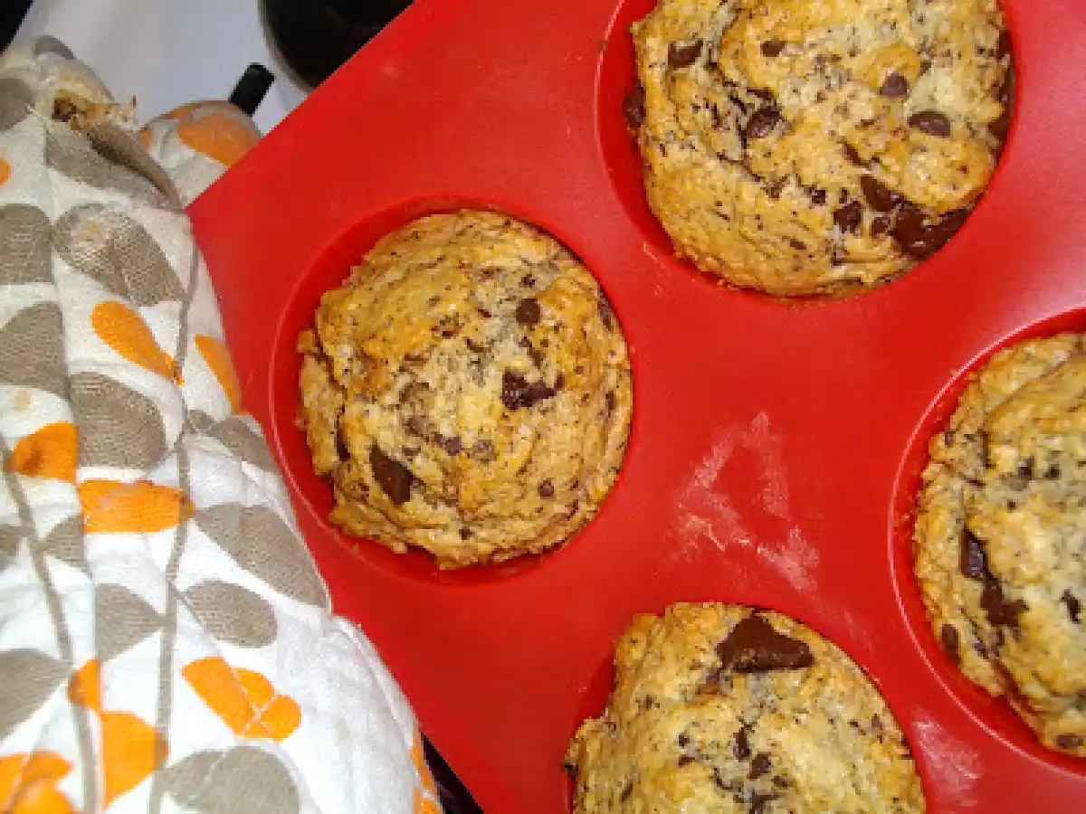 Muffins noisettes et pépites de chocolat - photo 2