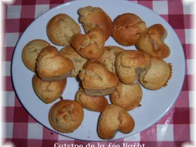 Muffins oranges confites, flocons d'avoine et raisins secs