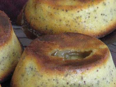 Muffins pavot et coeur de lemon curd