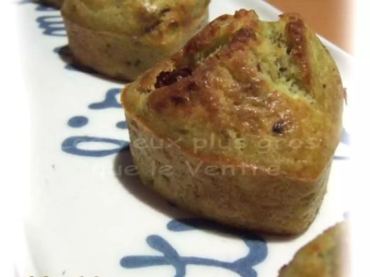 Muffins pesto tomates séchées