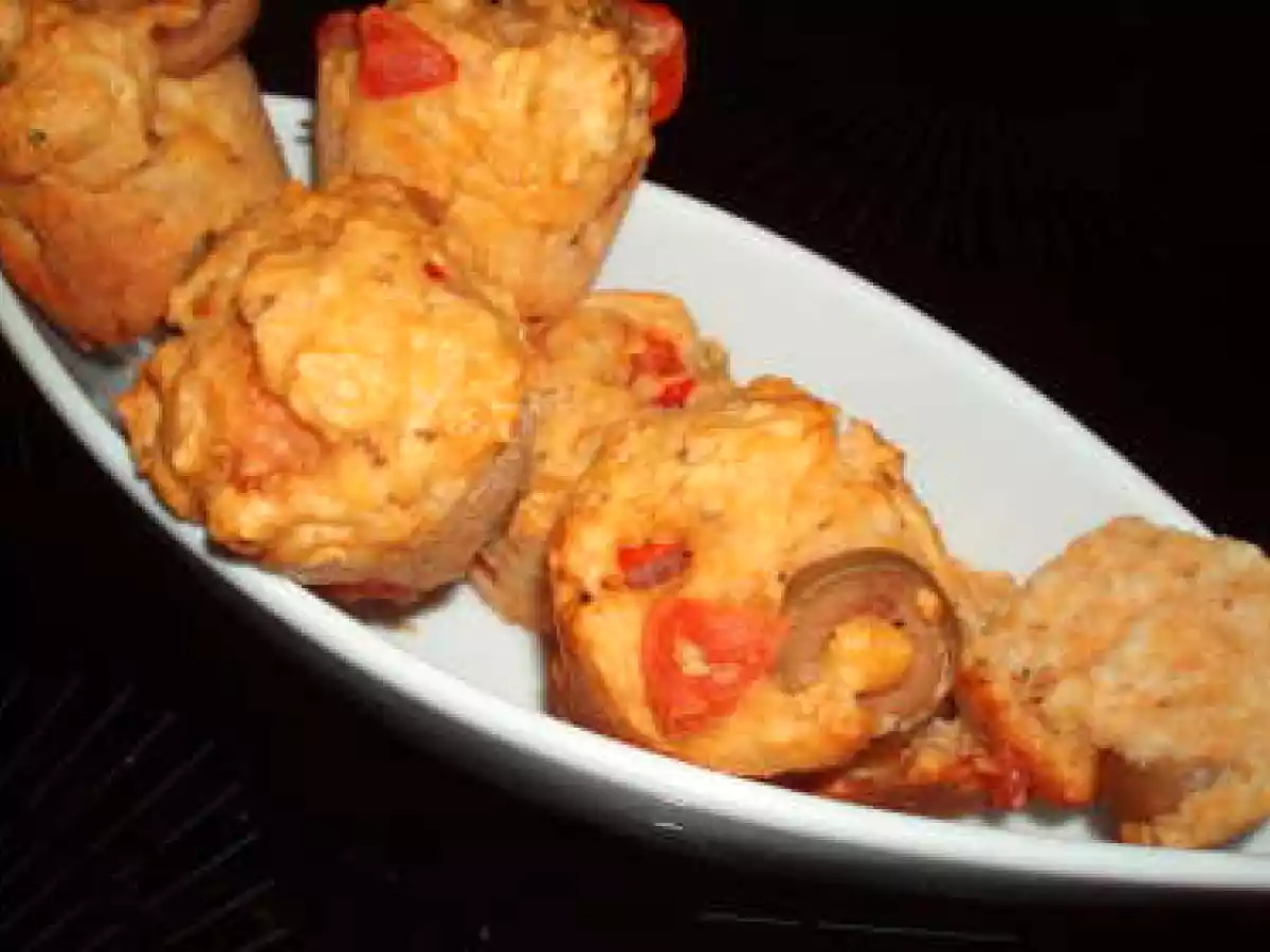 Muffins Piquants Olives Tomates et antipastis