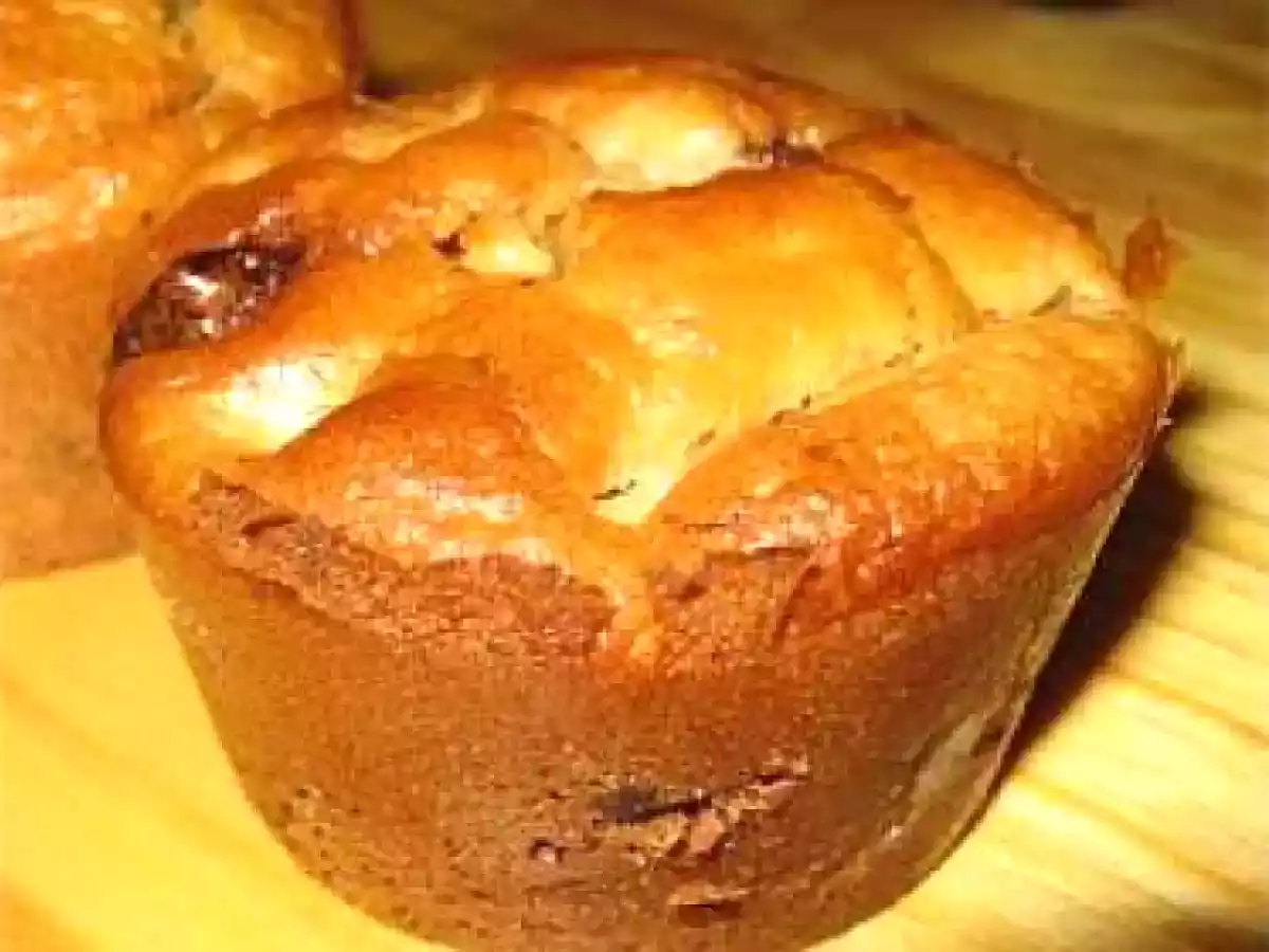 Muffins poire-chocolat