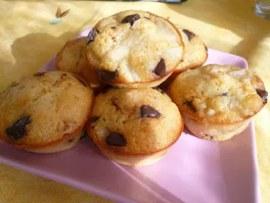 Muffins poire-chocolat