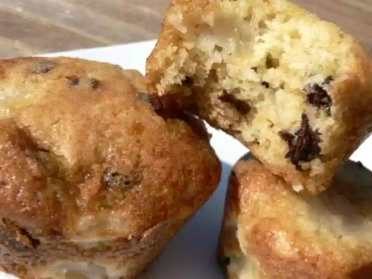 Muffins poires-pépites de chocolat - photo 2