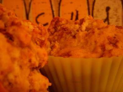 Muffins poires séchées-amandes