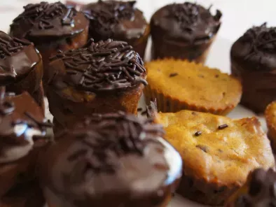 Muffins potimarron et chocolat noir