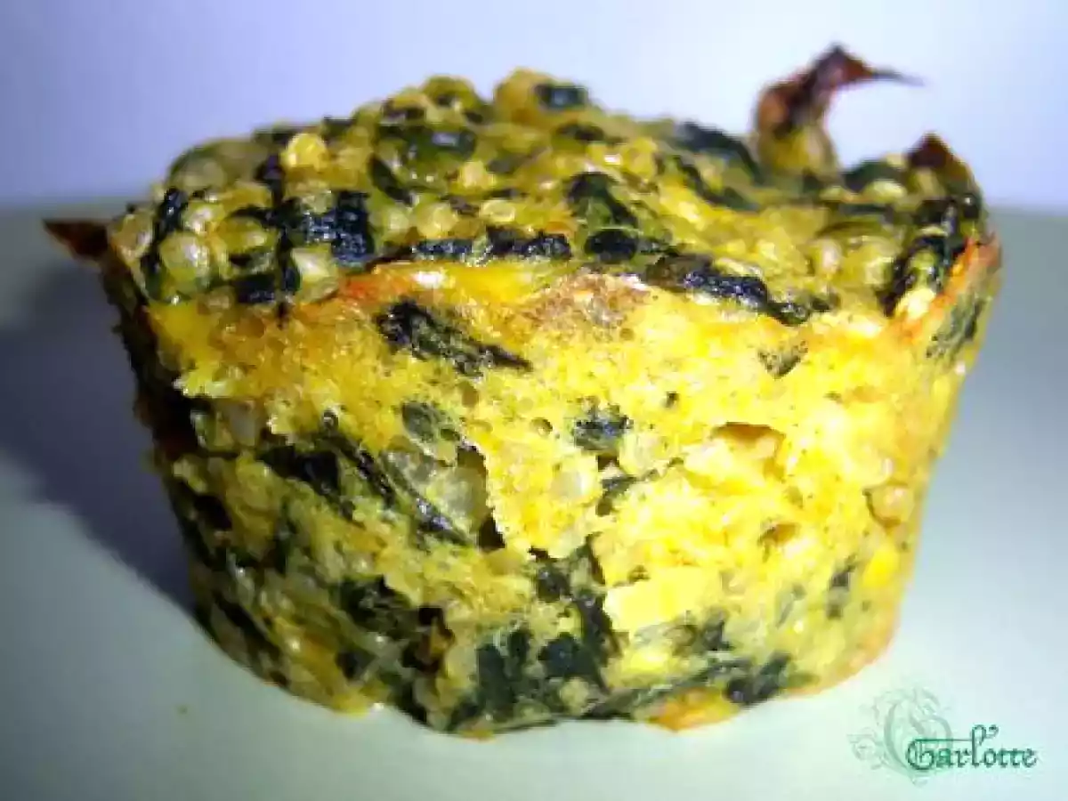 Muffins quinoa-chevre frais-epinards