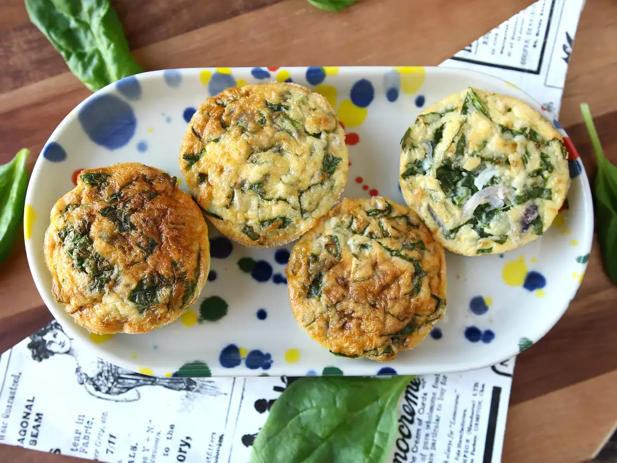 Muffins salés au cottage cheese au Air Fryer - photo 4