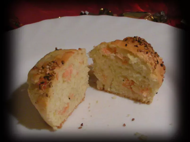 Muffins salés... au saumon fumé et fromage de chèvre ! - photo 2