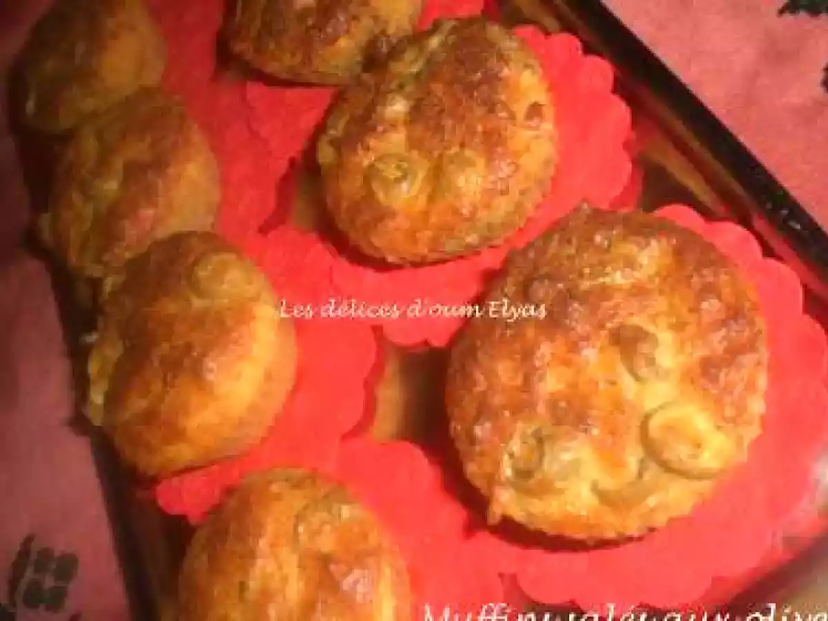 Muffins salés aux olives