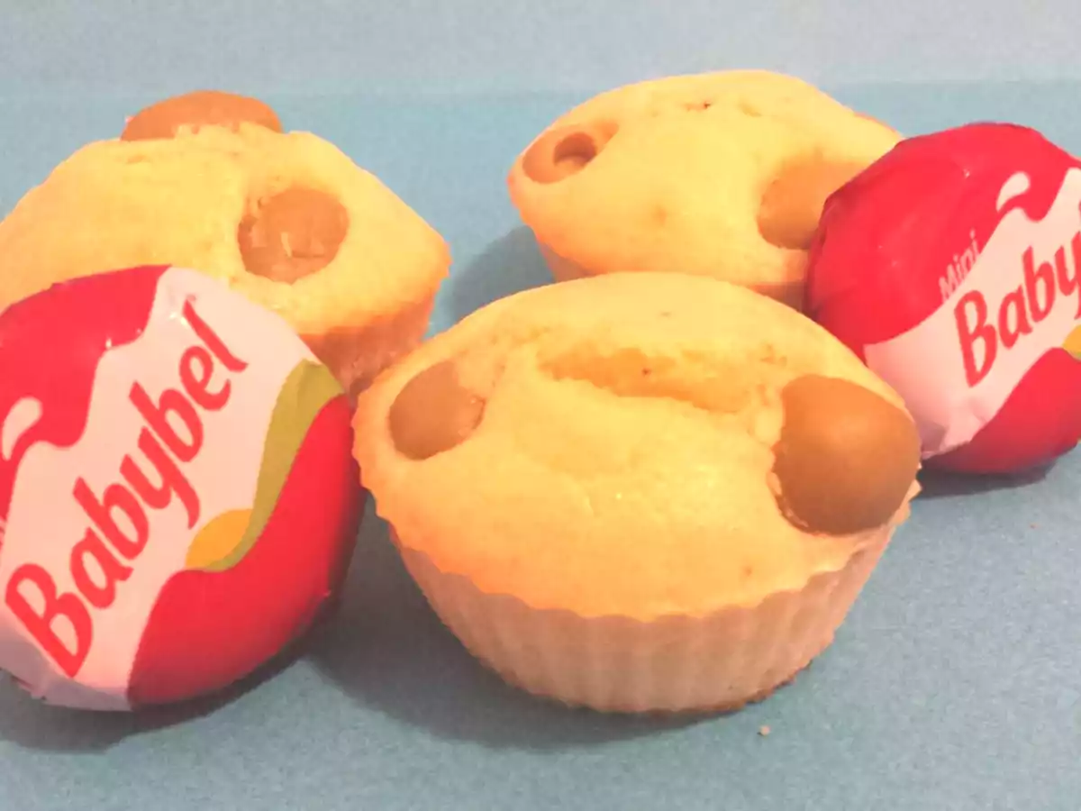 Muffins salés Babybel-olive