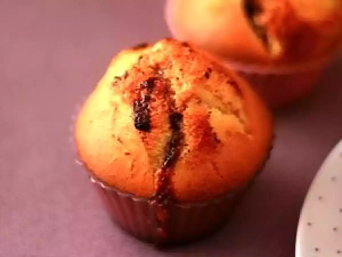Muffins sans gluten au lait concentré sucré, coeur de Michoko