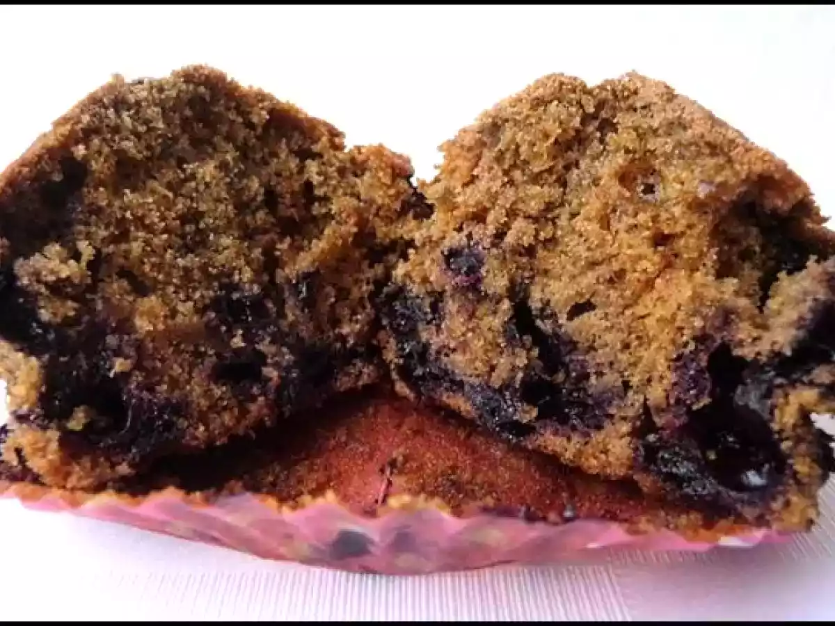 Muffins sans oeuf aux myrtilles