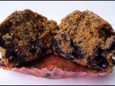 Muffins sans oeuf aux myrtilles