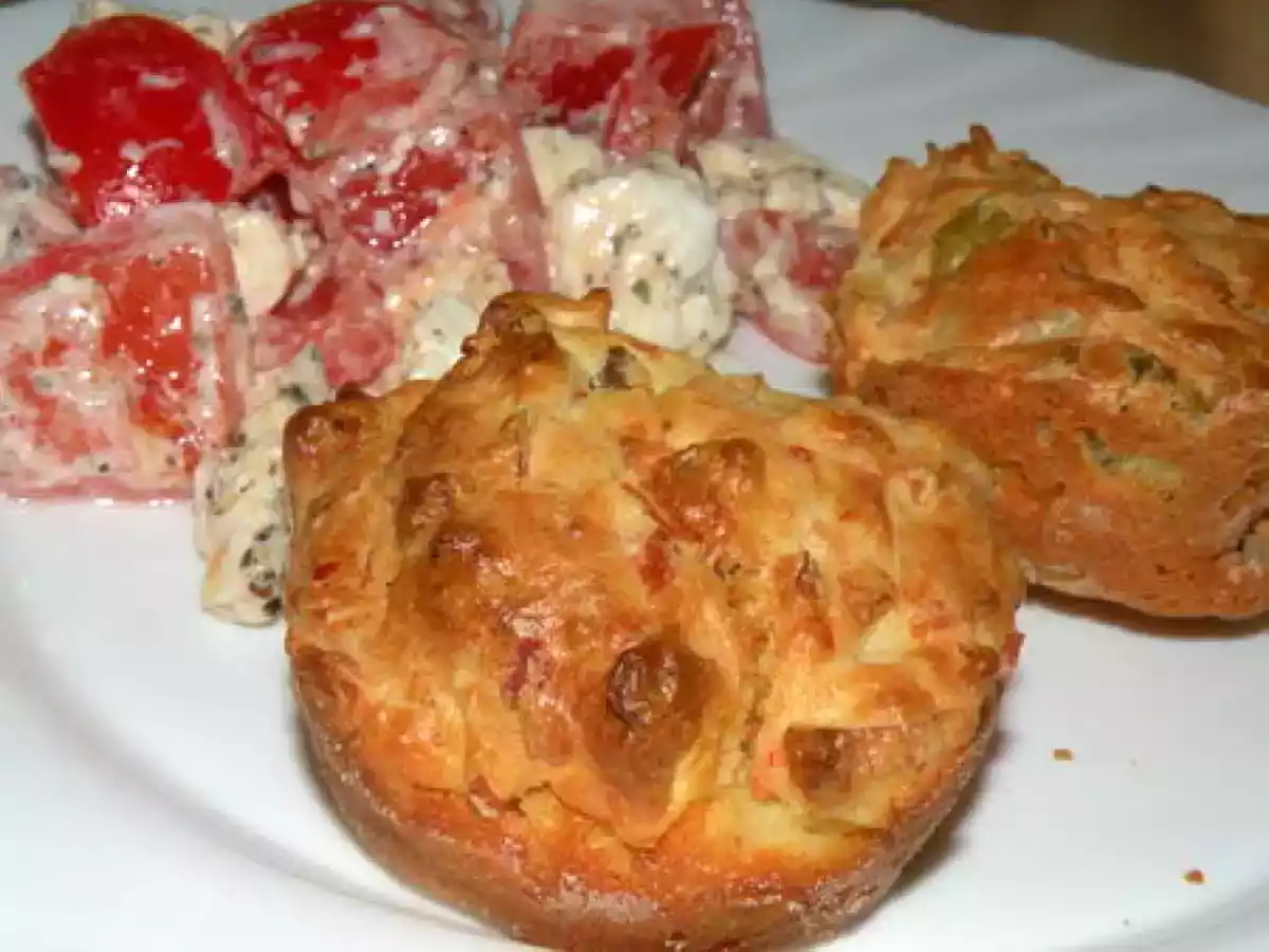 Muffins surimi - olives - feta - photo 2