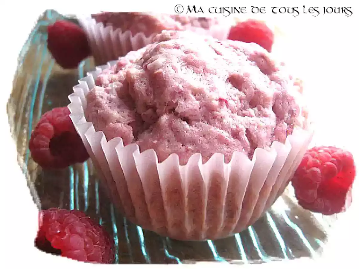 Muffins tout rose framboises et coco - photo 3