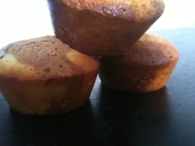 Muffins TriColore : chocolat blanc, chocolat au lait et Nutella