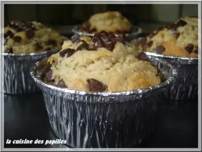 Muffins vanillés au son d'avoine et pépites de chocolat, photo 3