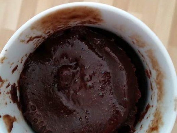 Mug cake chocolat allégé