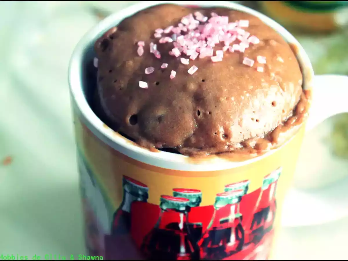 Mug cake chocolat/cranberries