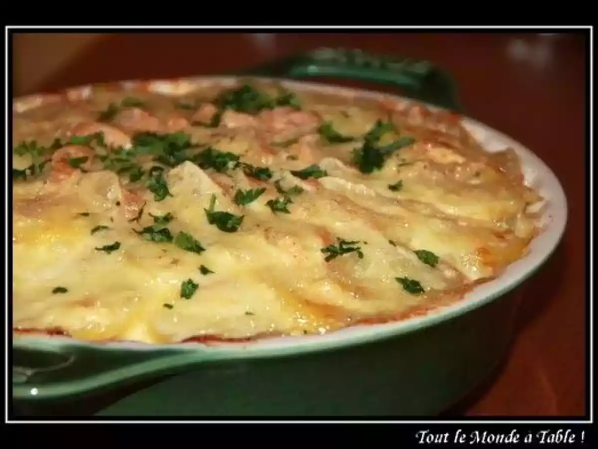 Munster coiffé : tartiflette au munster, une spécialité alsacienne