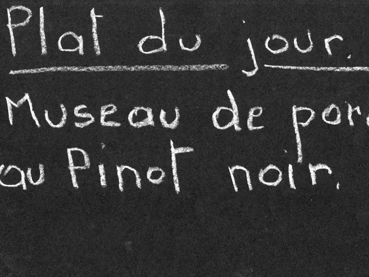 Museau de porc au pinot noir