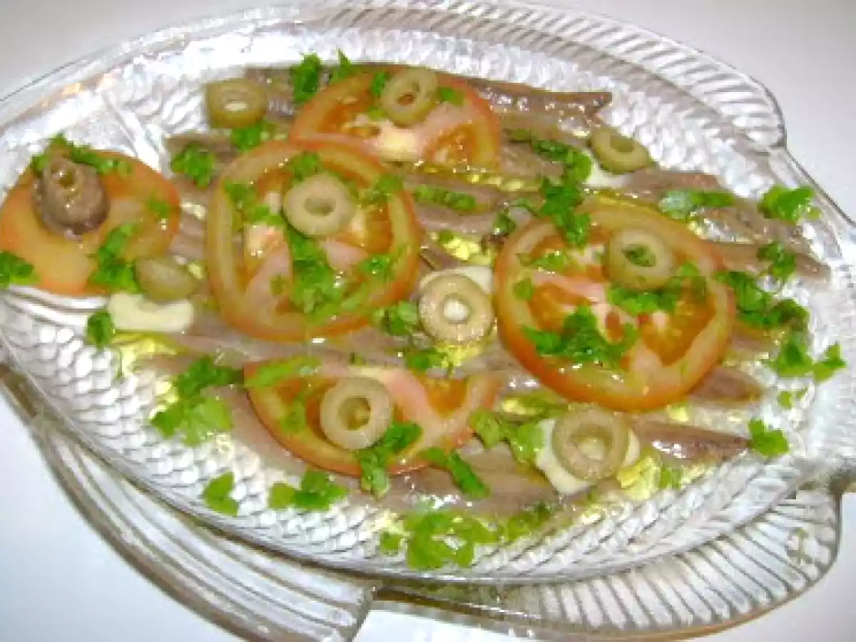 N'tchouba ou salade d'anchois à l'algéroise