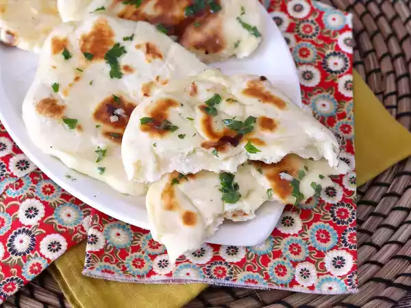Recette Naans au fromage express