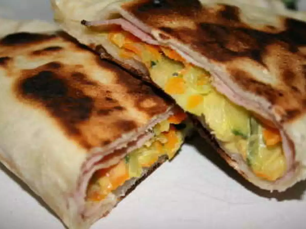 Naans fourrés aux légumes et au curry - photo 2