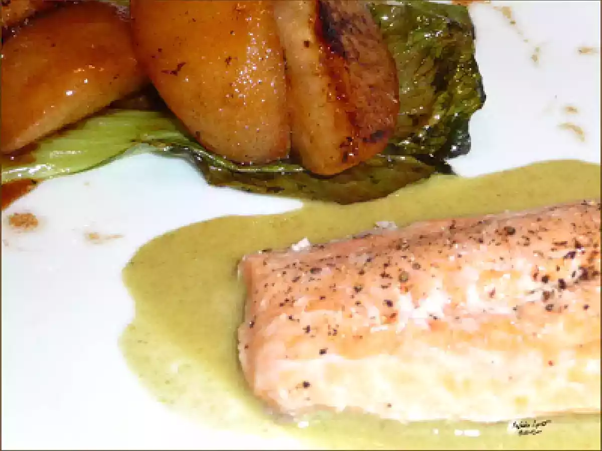 Nashis rôtis au Caramel de Kola, Sauce Fenugrec ...