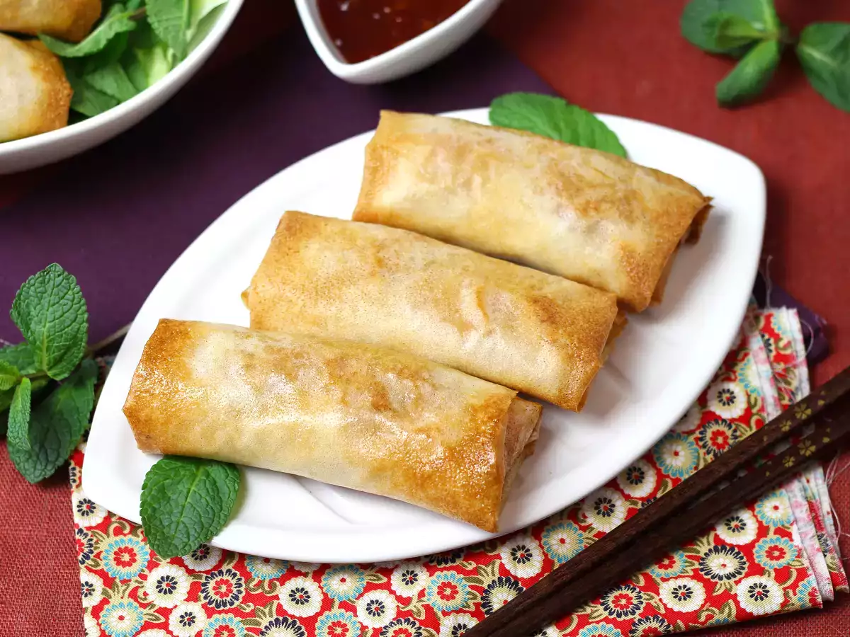 Nems aux crevettes au Air fryer - photo 4