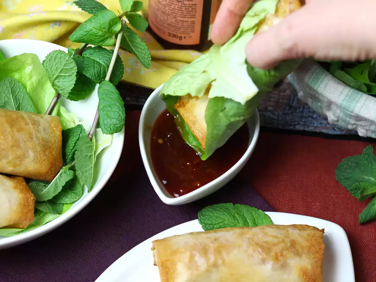 Nems aux crevettes au Air fryer - photo 6