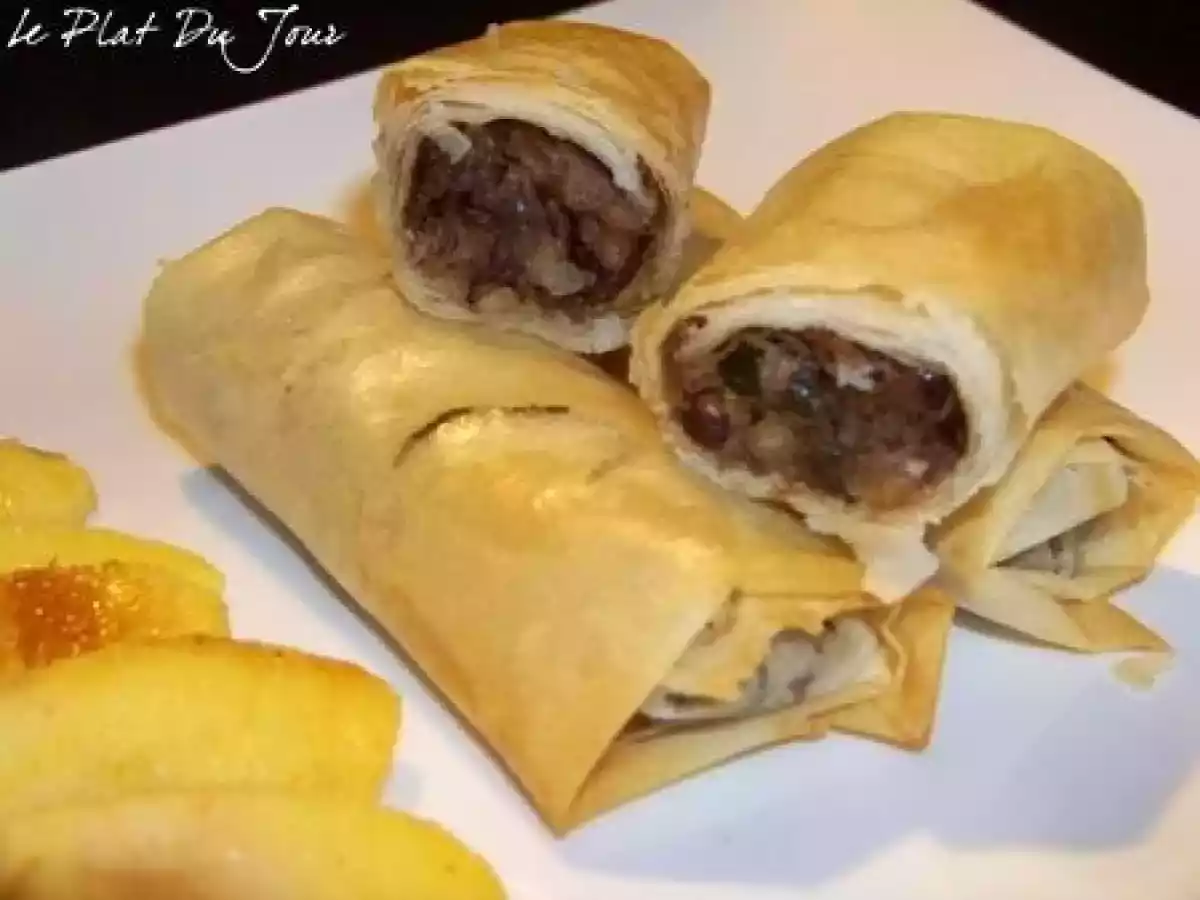 Nems de confit de canard aux fruits secs - photo 3