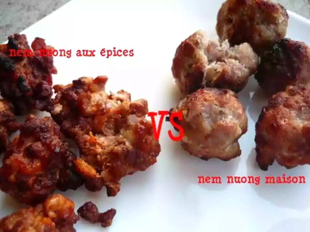Nems nuong maison VS nems nuong aux épices