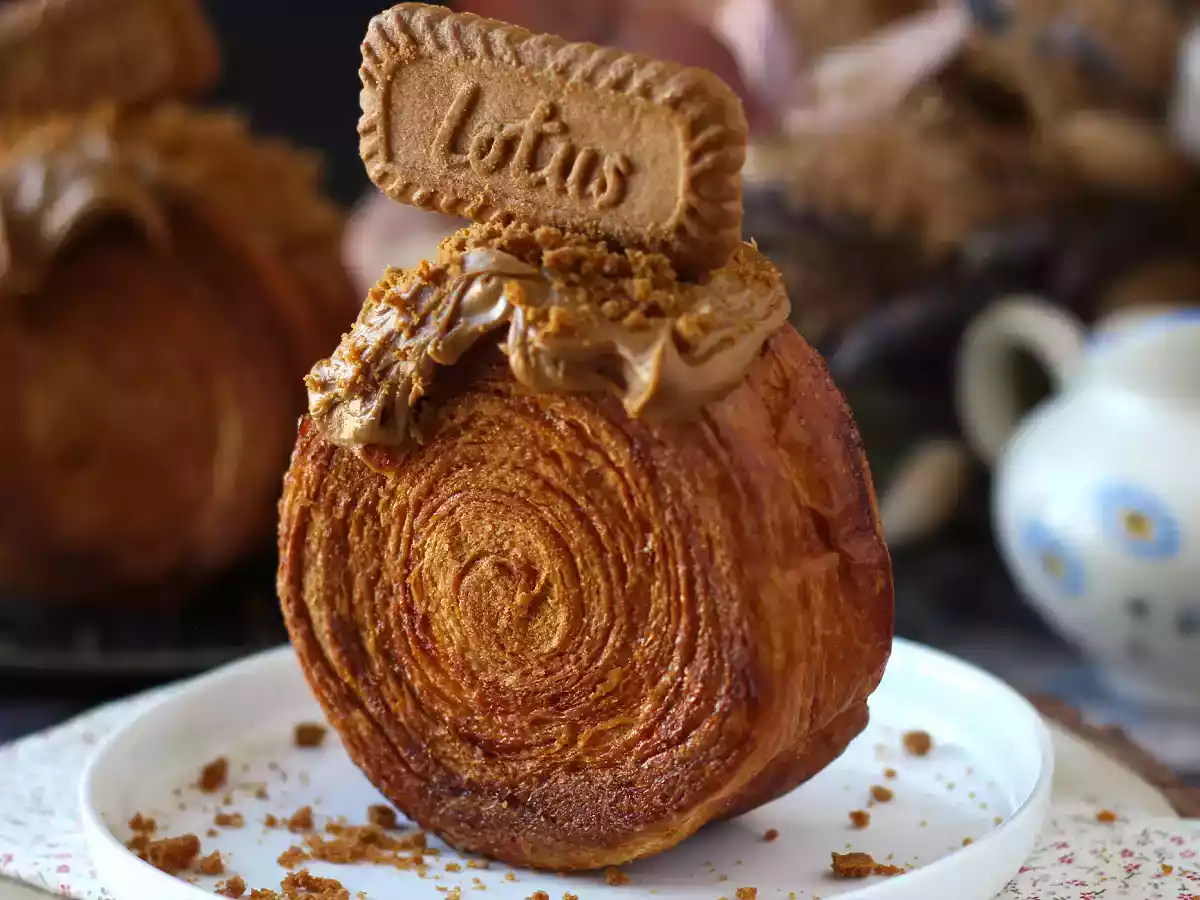 New York roll express aux speculoos - recette rapide et économique - photo 4